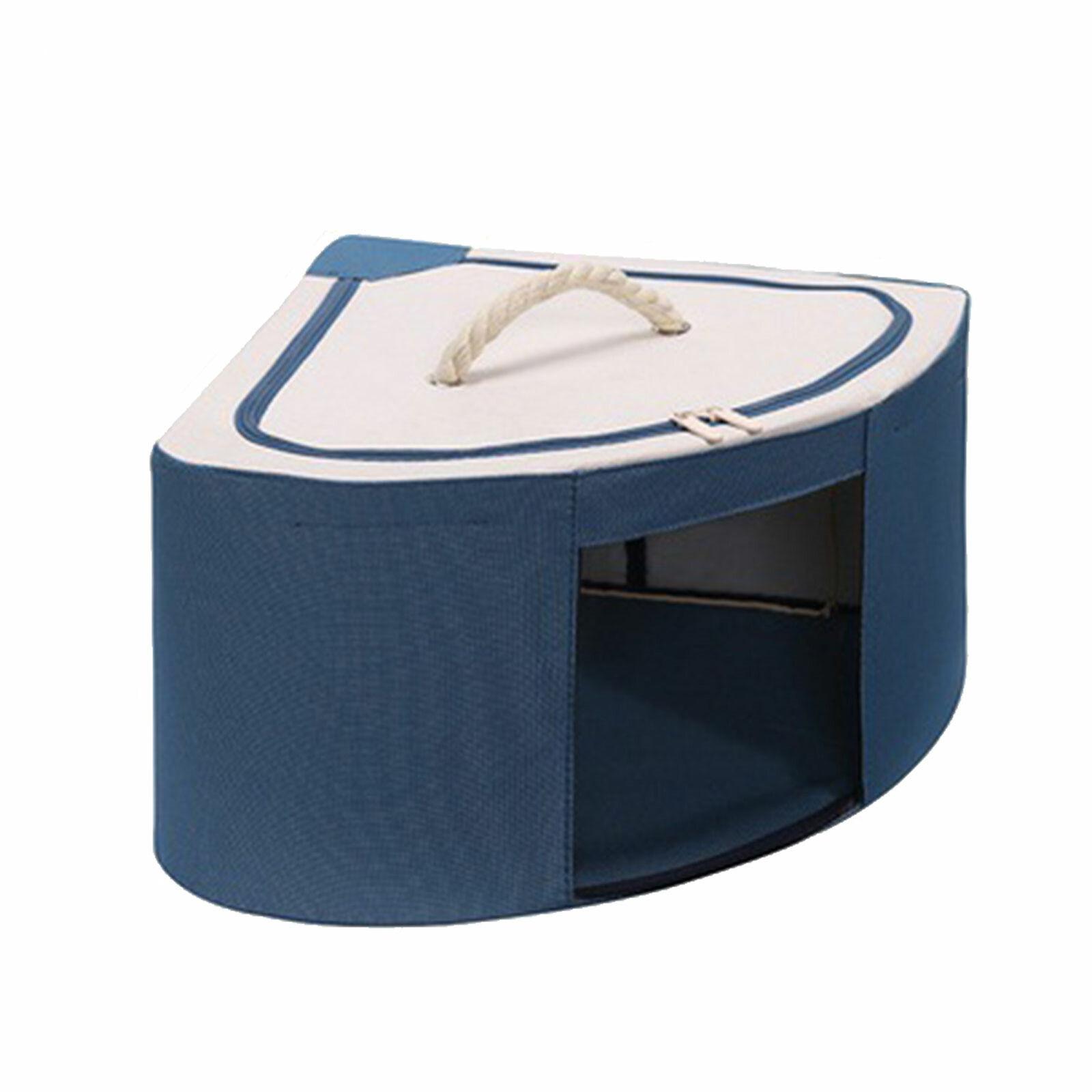 Складной угловой ящик для хранения из ткани Оксфорд, большие контейнеры для хранения одежды, складные органайзеры для шкафа, контейнеры для хранения