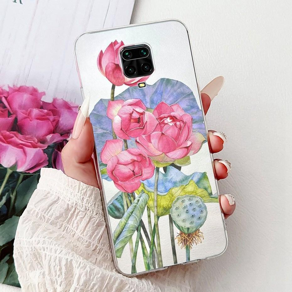 Cute Painting Phone Case For Xiaomi Redmi Note 9 Pro 9s Soft Silicone TPU Back Cover For Redmi Note9 9Pro 9S Cases Bumpers