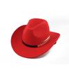 Summer Felt Cowboy Hat Men Women Couple Ethnic Rolled Brim Bohemian Fedora Sun Cap for Outdoor Beach