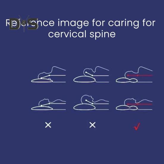 Nackenkissen aus Memory-Schaum zur Linderung von Nackenverspannungen, verstellbares orthopädisches Sandwich-Kissen, weiches, atmungsaktives Nackenkissen für alle Altersgruppen