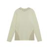 On Round Neck Pullover Lg Sleeve T-Shirt Men T-Shirts Beige 1UE10110021