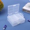 Battery Storage Holder Plastic Transparent Container For Maximum 24 X Aa Aaa Batteries Organizer Box Case
