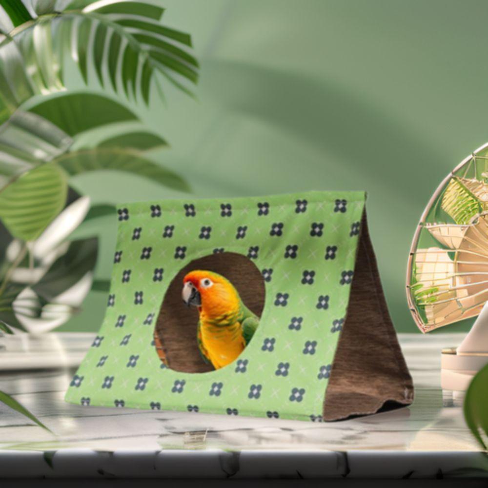 

Breathable Bird Nest House Bite Resistant Bird Sleeping Bed Parrot Hanging Cage Summer S-Style 2