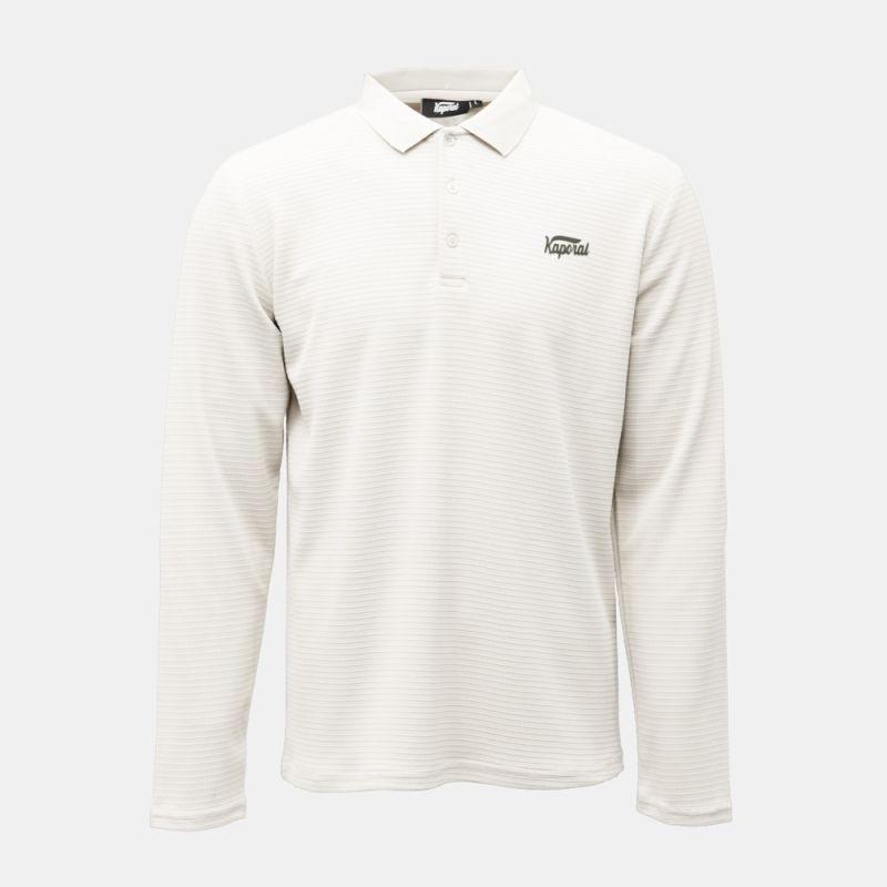 Polo texturé manches longues jilan Homme KAPORAL