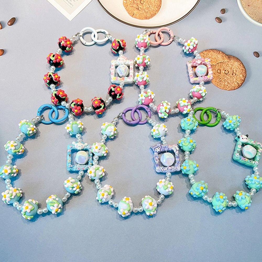 

Anti-lost Photo Beaded Key Chain Acrylic Extension Chain Creative Camera Chain чорний