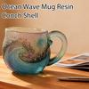 Retro Engine Coffee Mug,V8 Engines Stainless Steel Cup Personalized Double Wall Insulation Car Mug with Handle for Christmas