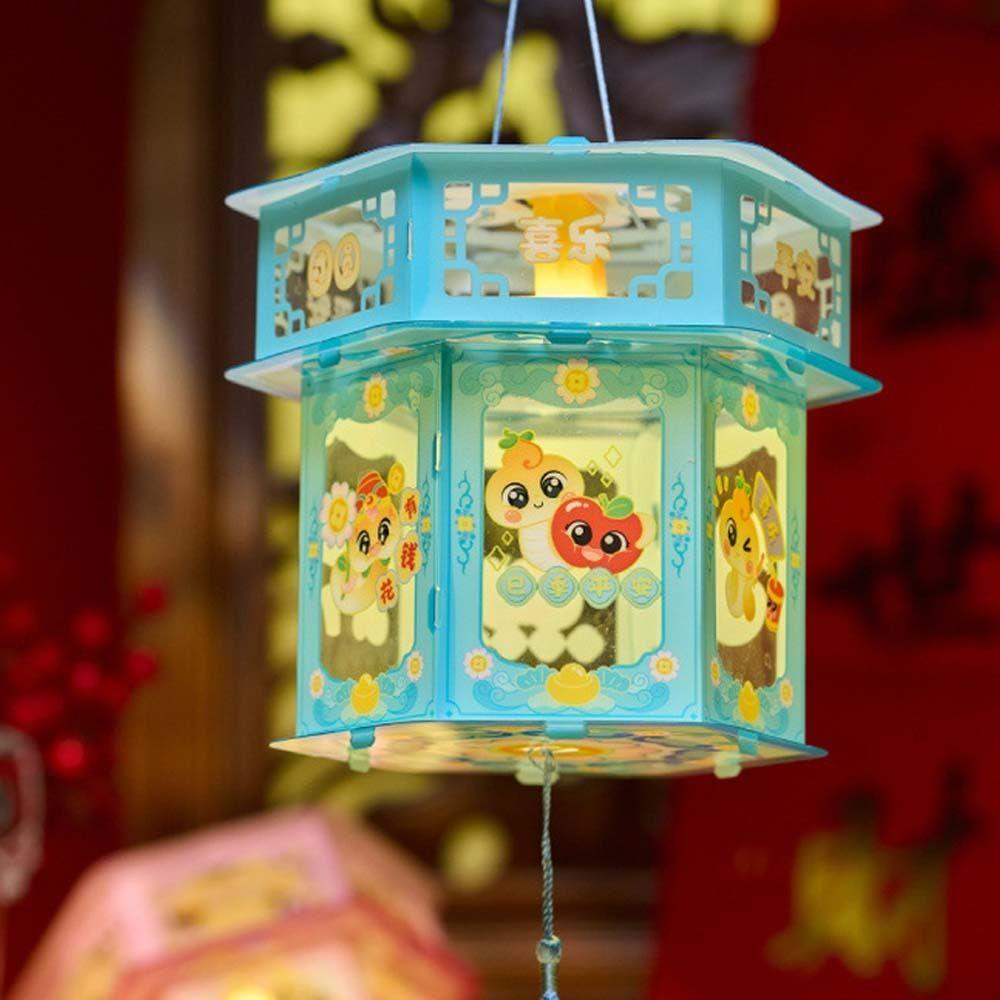 Chinese Style New Year Luminous Lantern Traditional Spring Festival Supplies  Good Luck Decoration