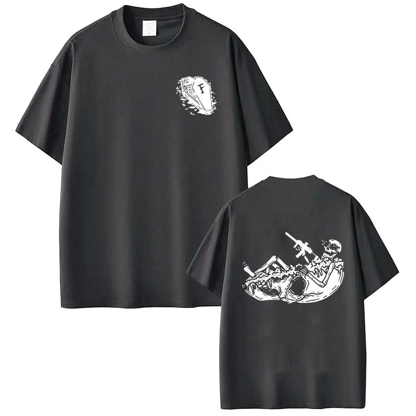 Forward Observations Group Skeleton Tshirts Unisex Women Clothing Fashion Oversized Casual Cotton Y2K Short Sleeve Tees Streetwear