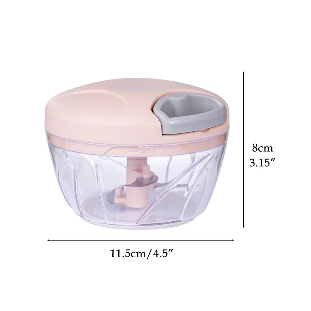 Manual Food Chopper Hand Pull Garlic Chopper Food Processor Vegetable Chopper Portable Chopper for Garlic Onion Ginger L