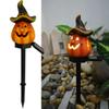 1 Pcs Halloween Pumpkin Pathway Solar Lights Lantern Stake Lights for Outdoor Halloween Decorations Yard Display Porch Decor