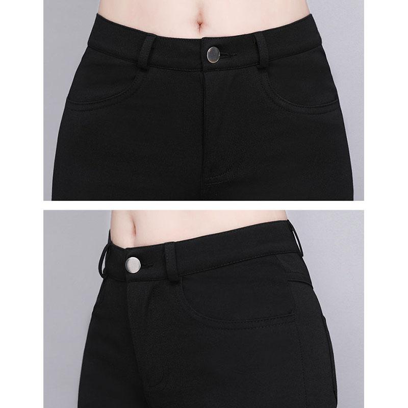 Korean Fashion Korean Lace Chiffon Flare Pants Spring Summer Thin Slim Split High Waist Office Lady Elegant Solid Casual Trousers