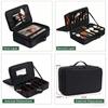 Durable Makeup Train Case with Mirror Ideal for Professionals on the Go