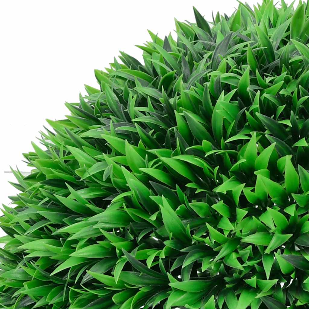 Artificial Boxwood Balls With LED Lights 2 Pcs. Green 55 Cm