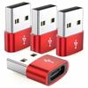 5pcs Portable OTG Data Adapter Mini USB Receiver Adapter USB Type C Adapter  Mobile Phone