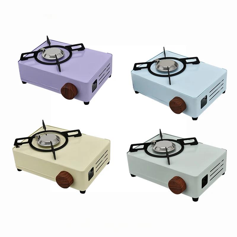 Outdoor Portable Gas Stove Mini Butane Gas Stove Single Burner Camping Barbecue Gas Stove Burner Cooking Supplies Tools