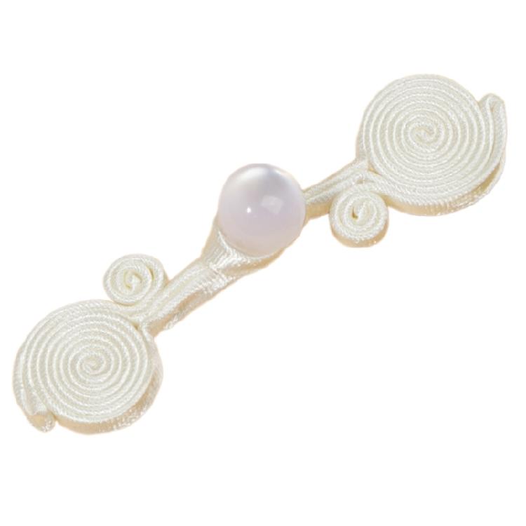 Elegant Jades Beads Buttons Handmade Chinese Closure Buttons Trendy Buttons for Enhancing Chinese Dresses