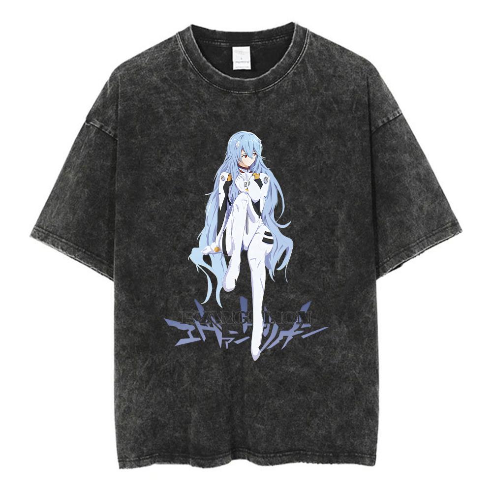 Graphic Vintage Acid Wash Cotton Tee for Men Women Summer Oversized TShirt Short Sleeve Crewneck Tops Cosplay Outfits