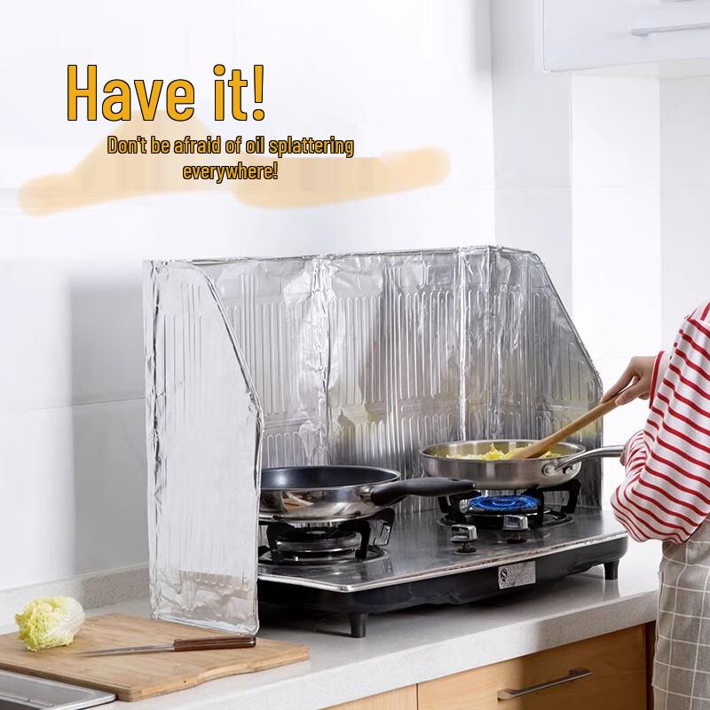 Kitchen Aluminum Foil Splatter Guard