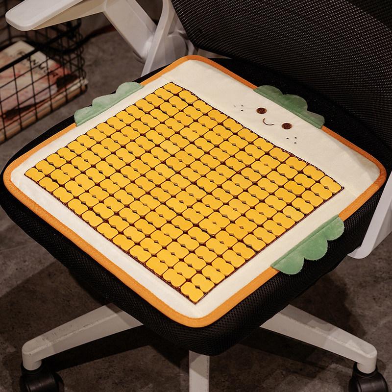 Cute Toast Cushion: Comfy Seat Pad for Office, Student, or Home Use