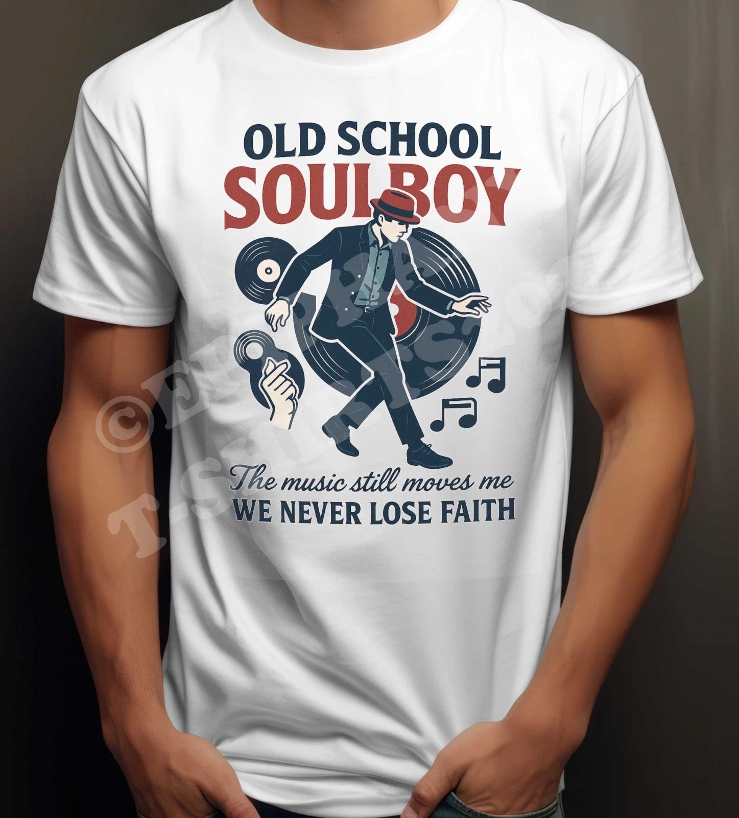 

Soulboy Men s T-Shirt Old School Acid Jazz Northern Soul Disco Party Soul Boy 3XL