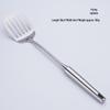 304 Stainless Steel Kitchen Utensil Set: Hollow Handle Spatula, Slotted Spoon, Frying Pan Spatula, Flour Sieve, Soup Spoon, Rice Spoon.