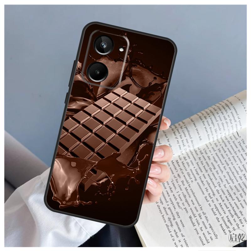 Chocolate Bar Case For Realme C51 C55 C53 C35 C33 C30 C67 C21Y C25s C15 9 10 11 12 Pro Plus GT Neo 5 Cover
