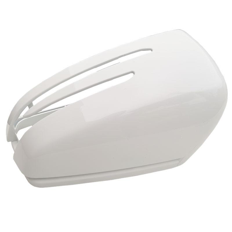 White Side Mirror Cap Covers For Mercedes Benz W212 W204 C E S Class W176 W246 C117 X156 X204 W221 C218 A B CLA GLA GLK Replace
