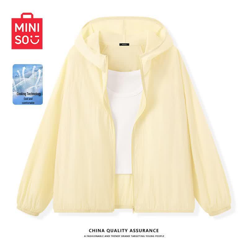 MINISO Women s Cooling UPF50+ Sun Protection Hooded Jacket XL