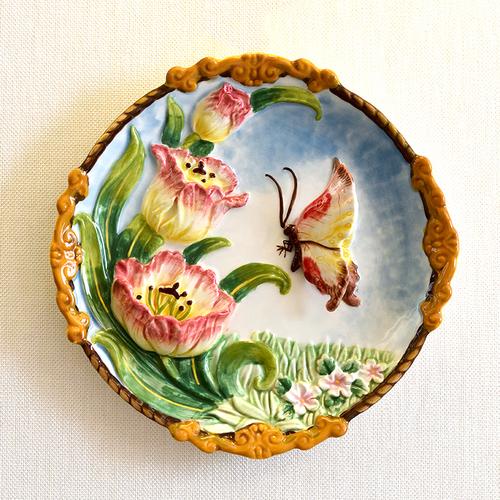 

1 шт. керамика качающаяся тарелка тюльпан бабочка украшения дома аксессуары ежедневные подарки кухонные принадлежности поздравления с днем рождения