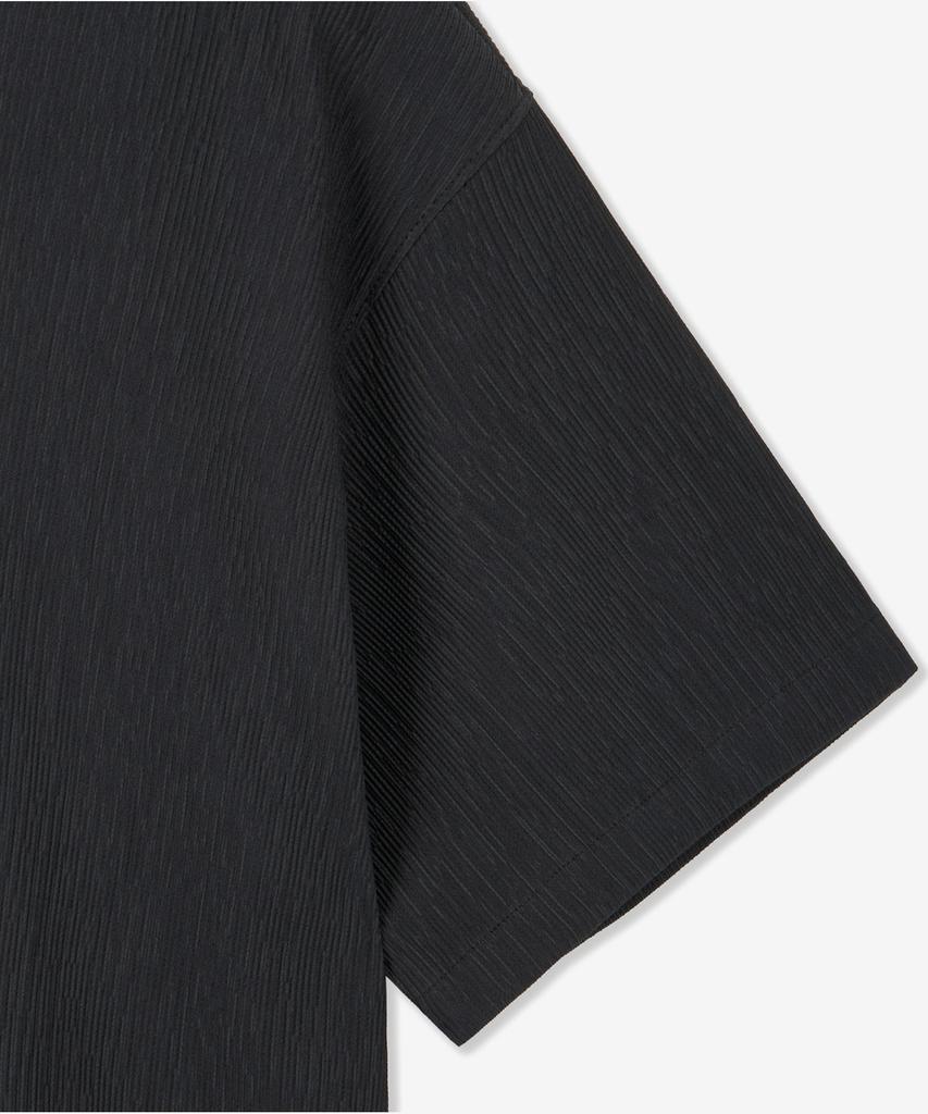 Tienjiti Kinoshita Seersucker Tee (Grey) Tnts6E200G2