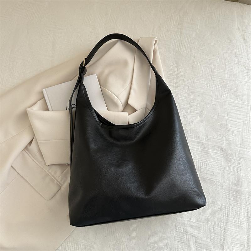 Stylish Large Capacity Tote Bag For Women In Black And Brown Colors Ideal For Daily Use