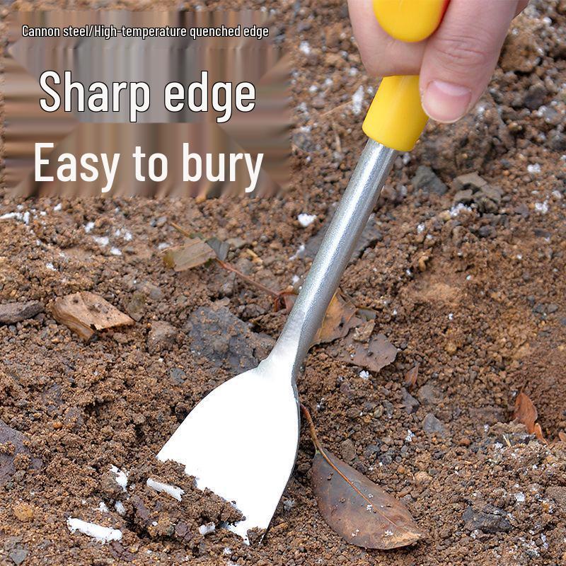 Gardening Iron Shovel: Shepherd's Purse & Garlic Sprouts Tool for Planting, Weeding, and Digging Wild Vegetables Outdoors