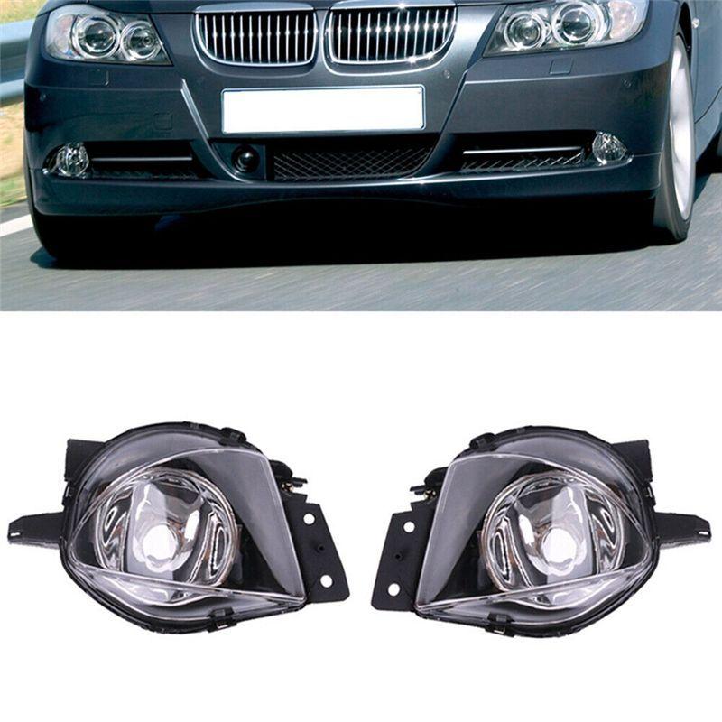 Front Bumper LED Fog Light Lamp Cover No Bulb For BMW 3 Series E90 2004-2011 E91 2004-2012 63176948373 63176948374 Accessories