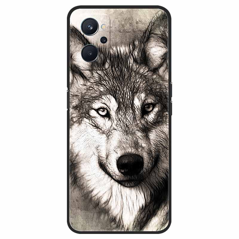 För Coque realme 9i Fodral Stötsäker Mjuk silikon TPU Baksida För oppo realme 9i 9 i i9 Realme9i Telefonfodral 9i Söt tecknad film