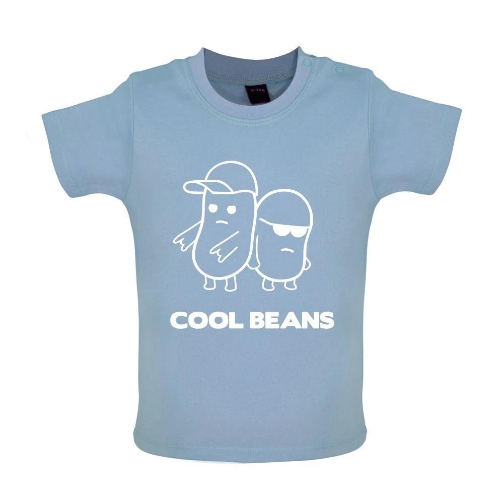 Cool Beans - Baby T-Shirt / Frog - Meme Joke Phrase Funny Awesome Slang 100