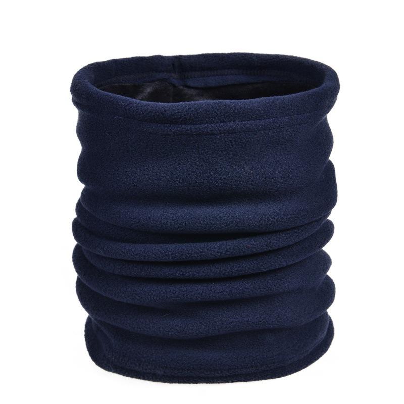 Autumn and winter pullover knitted scarf mask dual-purpose men's and women's warm neck cover riding fleece thickened cervical spine cover