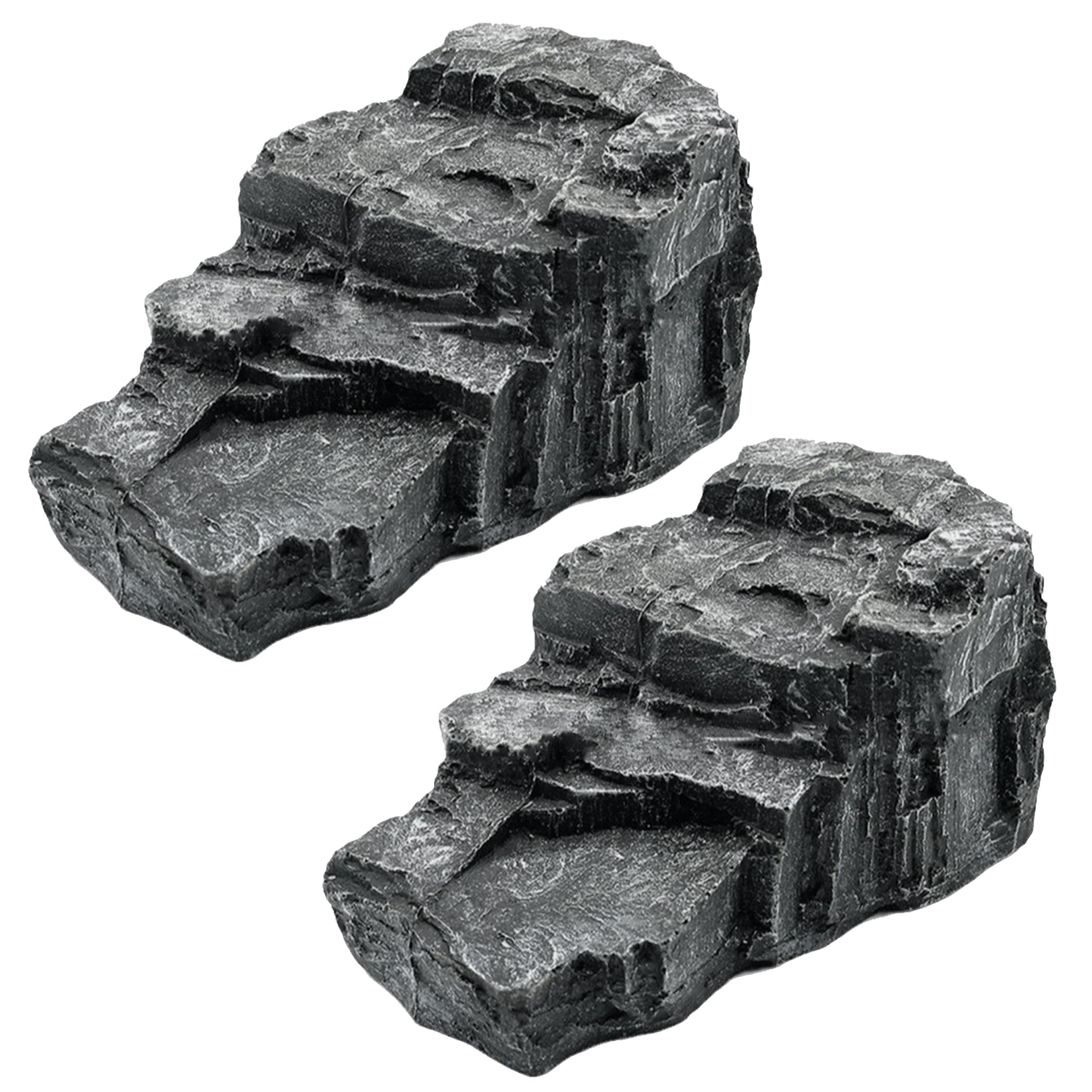 

EdisonBrain Rocky Mountain Diorama Model with Rocky Background and Base, Approx. 6.5 x 15 x 8cm, Set of 2