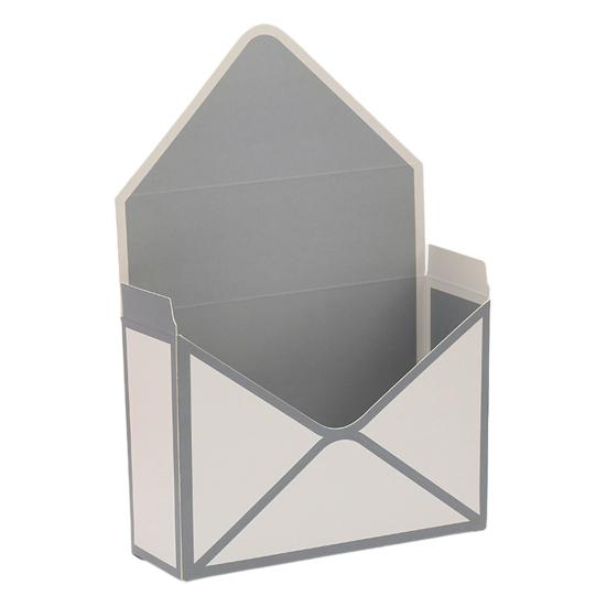 

Valentine s Day Floral Envelope Box Florist Bouquet Packaging Box Flower Wrapping Paper Gift Bag Small Folding Envelop Gift Box for Mother s Day сірий