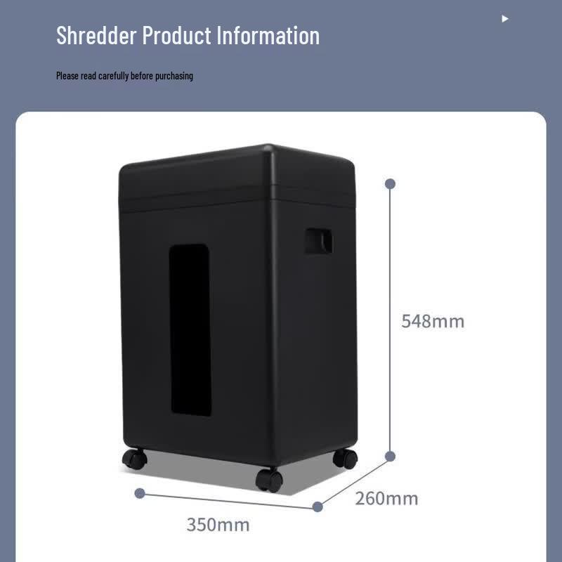 SUNWOOD L-82 High-Security Paper Shredder CN Plug (adapter Included)