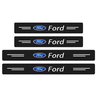 Ny 2026 Bilklistermärke 4st Bil Dörrtröskel Anti-spark Klistermärken Slitage Anti-repa Kolfiber Auto Klistermärke För Ford Focus Mondeo Ku