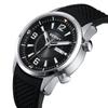 BERNY Watch Watch Dive Watch Automatic Mechanical Watch with Crown 200m Water Resistant HV600 Hardness Sapphire Glass Silicone Band Super Luminous