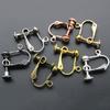20 Stück/Los 16mm Rundkopfschraube Ohrclip DIY Handgemachte Clip-Ohrringe Teile Ohrclips ohne Loch Schmuckherstellung Zubehör