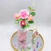 Handmade Knitted Flower Desk Decoration Valentine's Day Gifts Sunflower Crochet Bouquet Eternal Flower Teacher’ Day Gifts