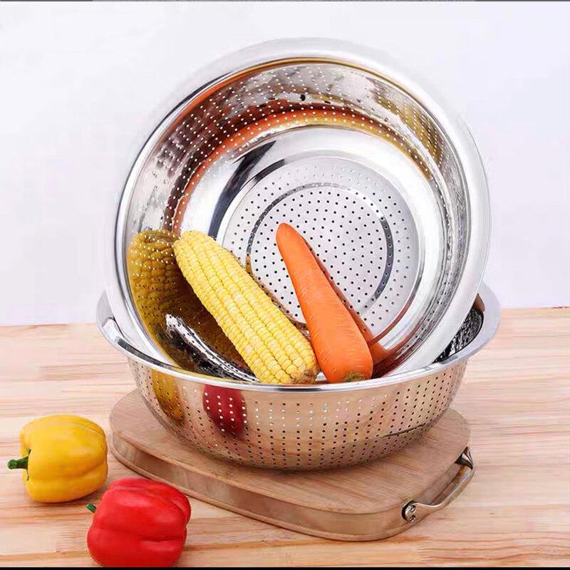 HPMILY Stainless Steel Kitchen Draining Basket