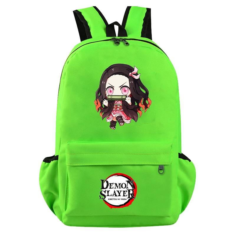 Anime Demon Slayer Backpack for Boy Girl Back To School Bag Large Capacity Backpack Bookbag for Kid Men Women Travel Bag Mochila