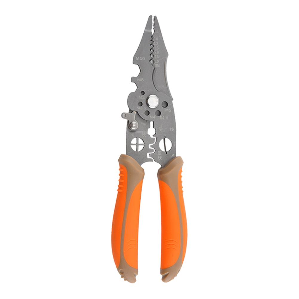 Multiuse Wire Stripper Decrustation Pliers Adjustable Electrical Wire Stripping Tool Wire Stripper Crimper For Electrical Cable