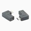 90 Degree Micro USB to Type-C Converter Female to Male Connector Conversion Adapter for Phones Tablets & Game Consoles