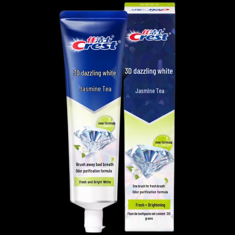 Crest 3D White Jasmine Tea Fresh Fluoride Toothpaste