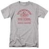 A Nightmare On Elm Street Springwood High T Shirt Licensed Horror Tee Sport Grey
