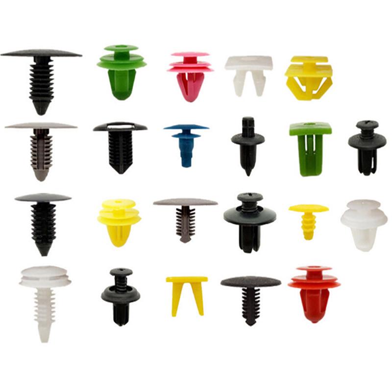 500Pcs Mixed Auto Car Fastener Clip Bumper Fender Trim Plastic Rivet Door Panel